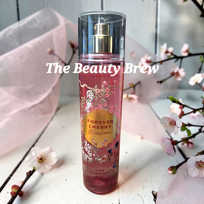 Bath and Body Works Forever Cherry Blossom Fine Fragrance Body Mist, Body Spray