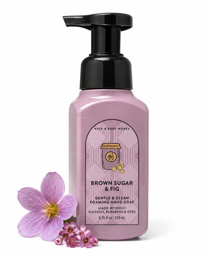 New Bath and Body Works Brown Sugar and Fig Gentle & Clean Foaming Hand Soap