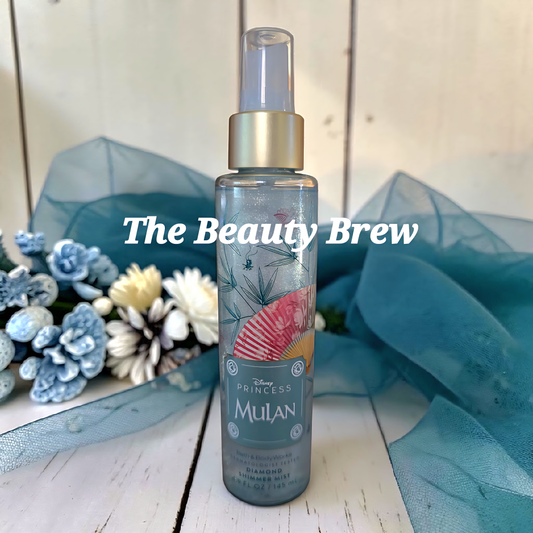 New Bath and Body Works Disney Princess Mulan Diamond Shimmer Body Mist, Body Spray