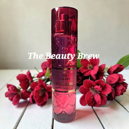 New Bath and Body Works Oh, Cherry Fine Fragrance Body Spray Body Mist 8 oz