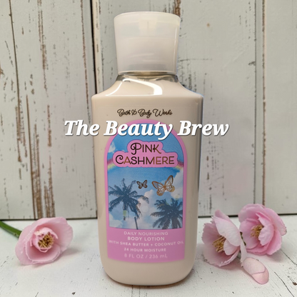 New Bath and Body Works Pink Cashmere Daily Nourishing Body Lotion 8 oz