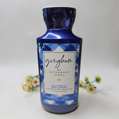 New Bath and Body Works Gingham Daily Nourishing Body Lotion 8 fl oz