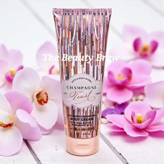 New Bath and Body Works Champagne Toast Ultimate Hydration Body Cream by 8 fl oz.