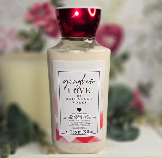 Bath & Body Works Gingham LOVE Body Lotion - Daily Nourishing 8 fl oz