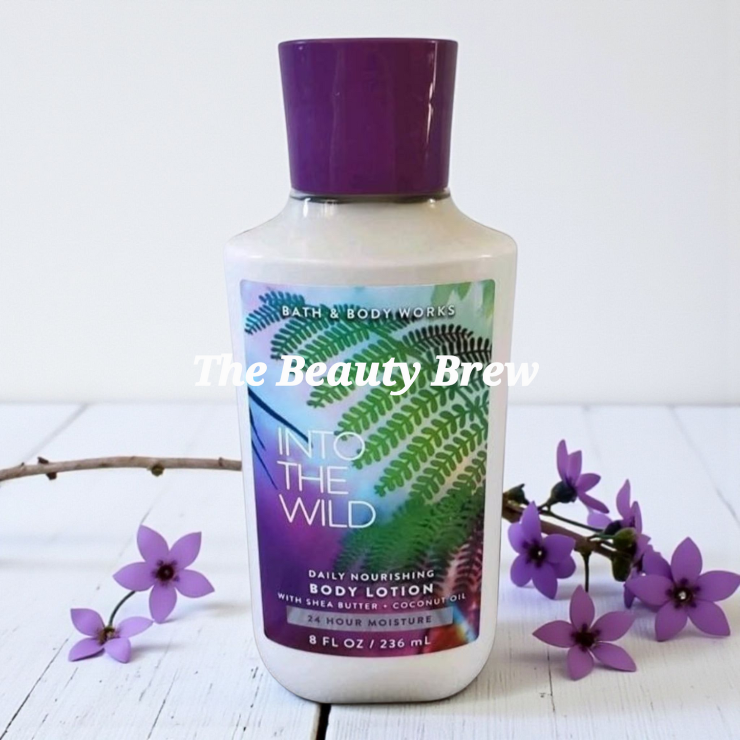 New Bath and Body Works Into The Wild Moisturizing Body Lotion 8 oz