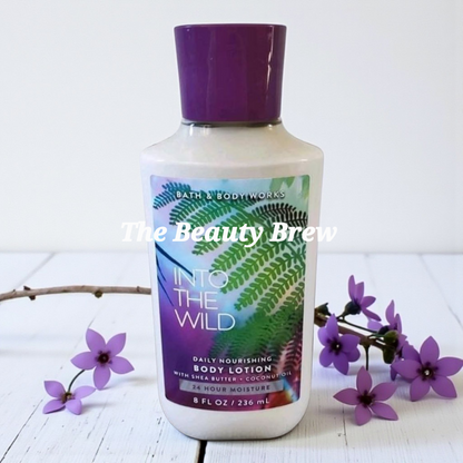 New Bath and Body Works Into The Wild Moisturizing Body Lotion 8 oz