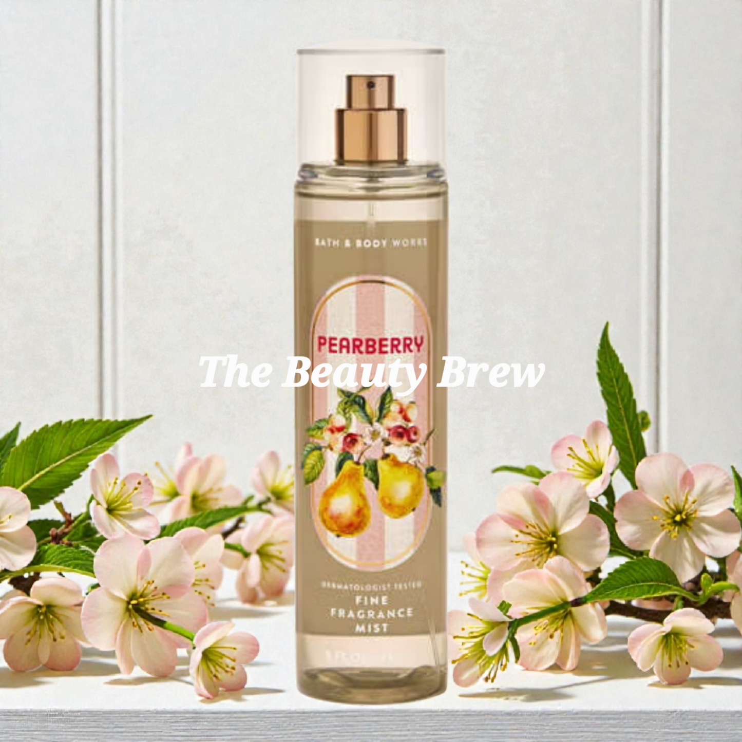 New Bath and Body Works Fine Fragrance Pearberry Body Mist, Body Spray 8oz