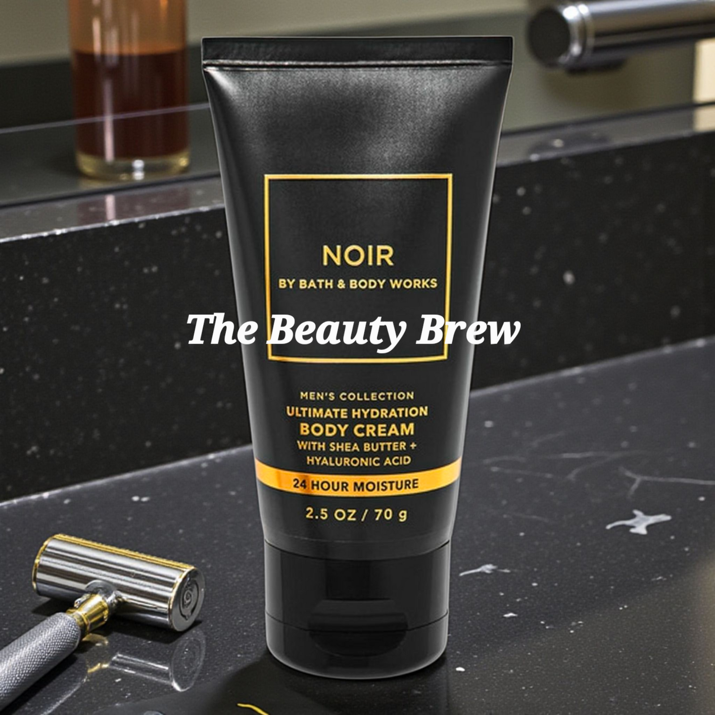New Bath and Body Works Men's Collection Travel Size Noir Body Cream