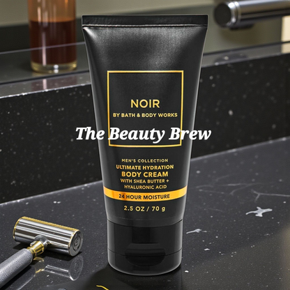 New Bath and Body Works Men's Collection Travel Size Noir Body Cream
