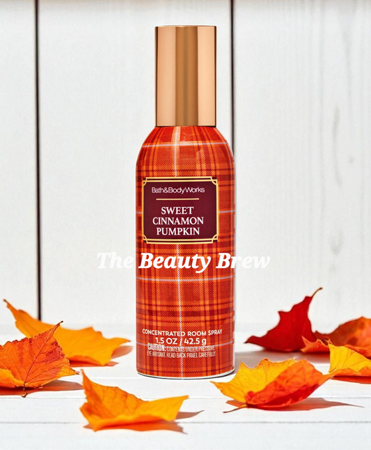 New Bath and Body Works Sweet Cinnamon Pumpkin Concentrated Room Spray, Home Fragrance