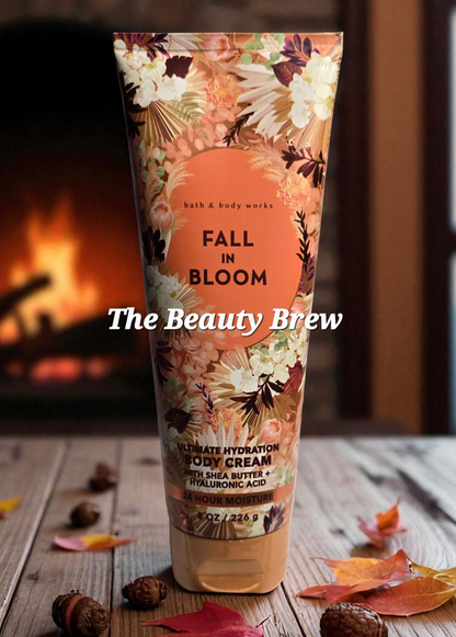 New Bath and Body Works Fall in Bloom Hydrating Body Cream 8 oz