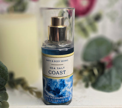 New Bath and Body Works Travel Size Sea Salt Coast Body Mist Body Spray 