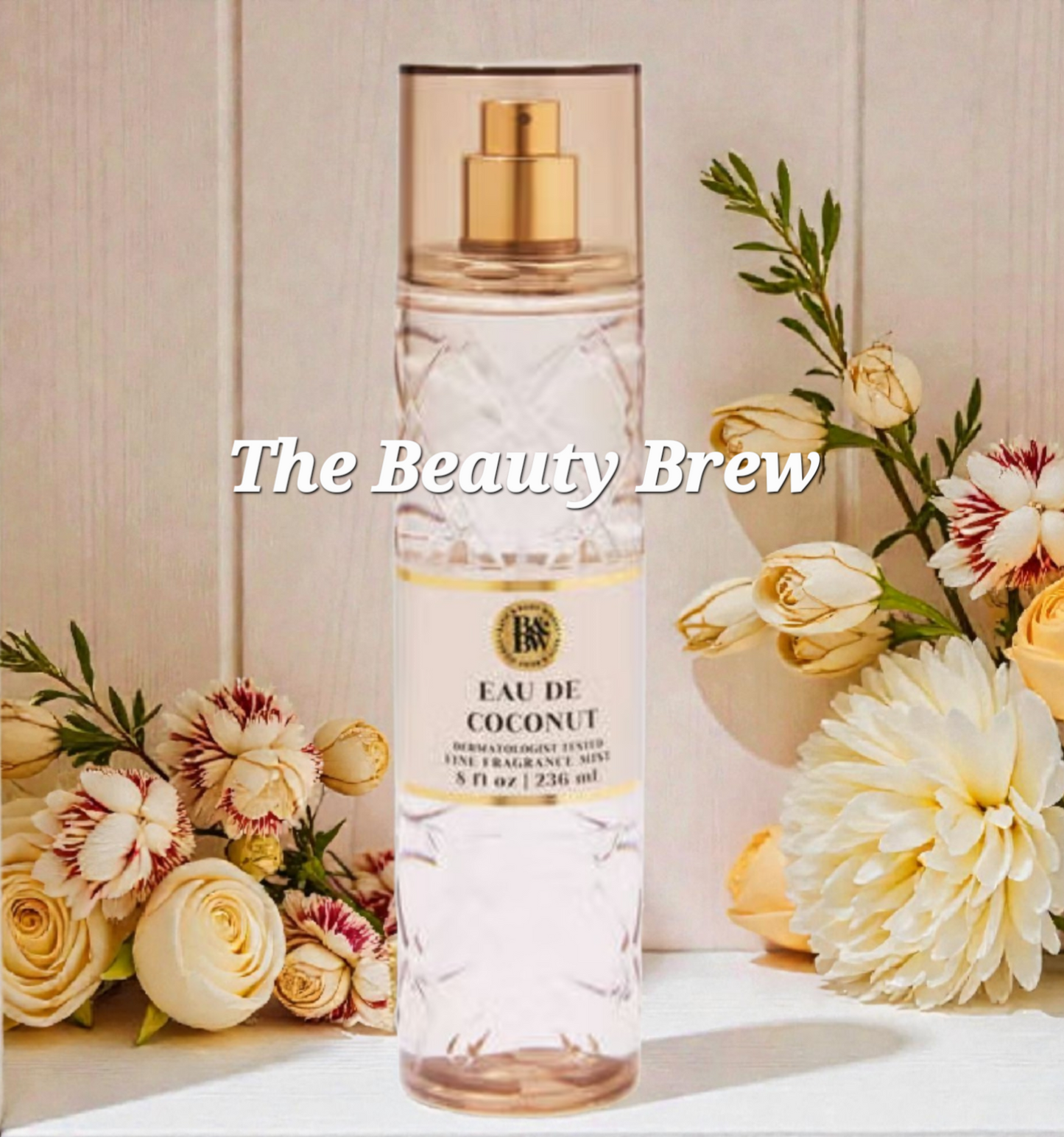 Bath and Body Works Eau de Coconut Fine Fragrance Body Mist, Body Spray