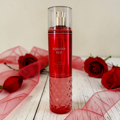 New Bath and Body Works Forever Red Fine Fragrance Body Mist Body Spray 8 oz