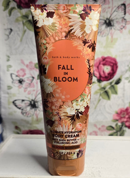 New Bath and Body Works Fall in Bloom Hydrating Body Cream 8 oz