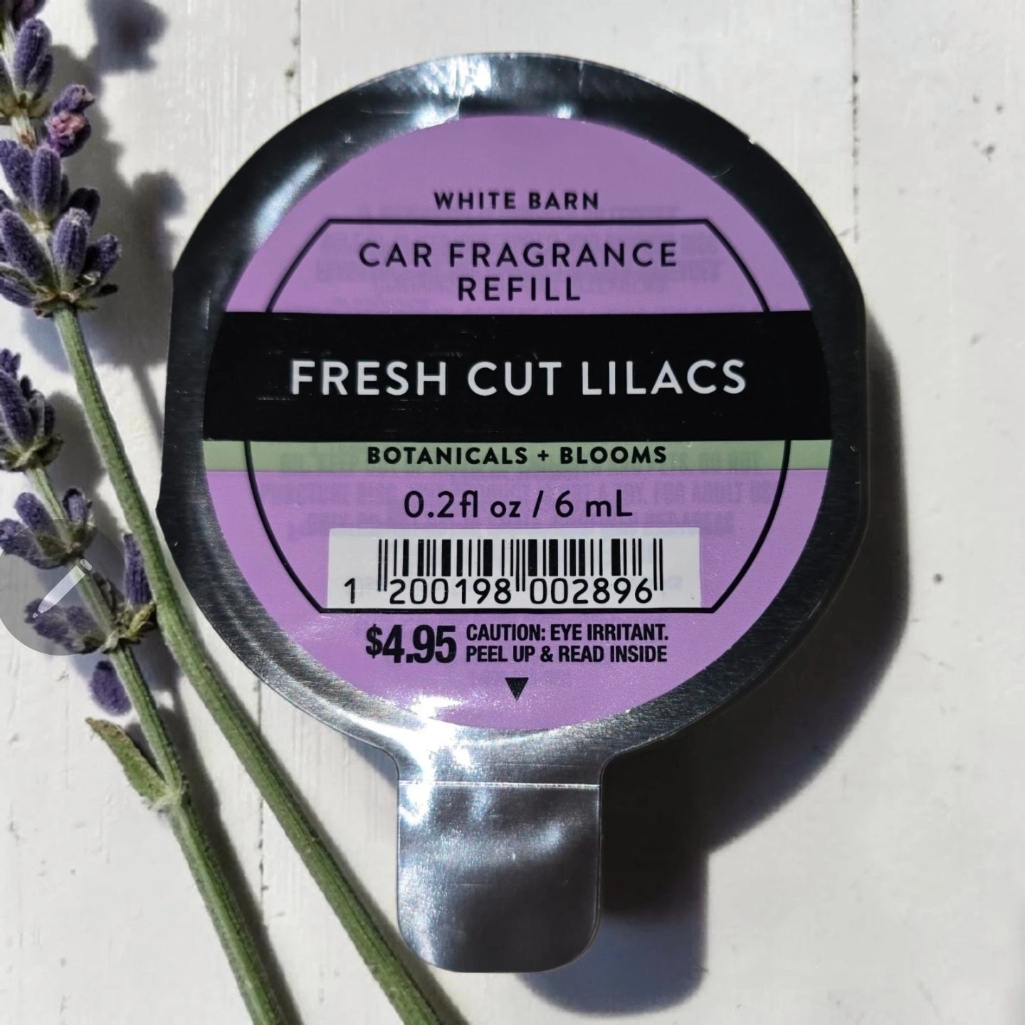 Bath And Body, White Barn's Fresh Cut Lilacs Scentportables Fragrance Car Refill