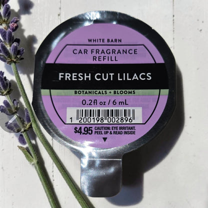 Bath And Body, White Barn's Fresh Cut Lilacs Scentportables Fragrance Car Refill