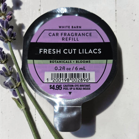 Bath And Body, White Barn's Fresh Cut Lilacs Scentportables Fragrance Car Refill