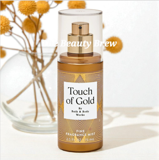 Bath and Body Works Travel Size Touch of Gold Fine Fragrance Body Mist, Body Spray 2.5 oz